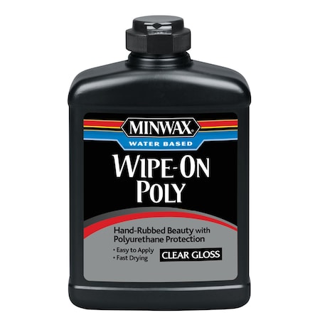 Minwax Minwax Wipe-On Poly Gloss Clear Water-Based Polyurethane 1 pt 409160000